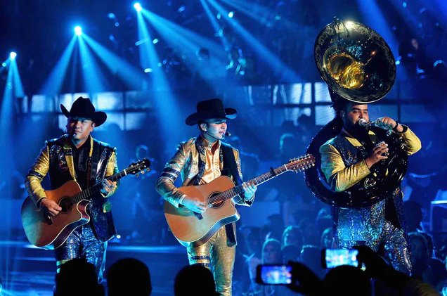 Calibre 50 attends the Univisions Premios Juventud 2017 billboard