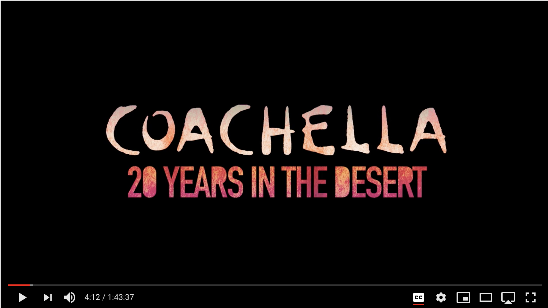 Couchella 20 Years In The Desert